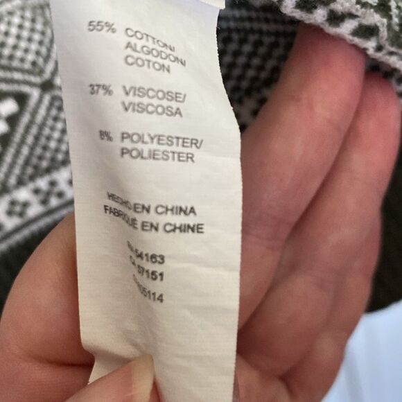 Bass reindeer long line cardigan! Christmas sweater. Size large - Picture 9 of 11